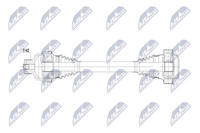 NTY Antriebswelle NPW-AU-083 94Mm FüR Audi A4 B8 8K2 Avant 8K5 A5 8T3 Sportback