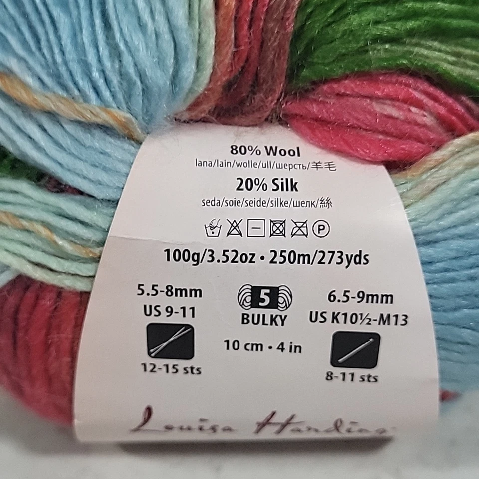 Louisa Harding AMITOLA GRANDE YARN   273 yards/100 grams Wool & Silk color 302 - Image 3 of 4