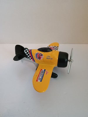PMT Holdings Diecast John American Prop Plane Pullback Friction Toy