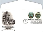 S09-1700, INDIAN MASKS, AC/PCS FDC