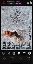 DIGITAL TOPPS WWE SLAM Randy Orton FREEZE 25 SUPER RARE WHITE SIGNATURE Read