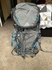 Gregory Jade 53L Women's Backpack, XS/SM Adjustable Frame, Gray