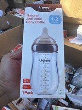 Thyseed Natural Anti Colic Baby Bottle 1-2 Months 5 fluid ounces Glass