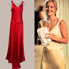 Rare 100% Silk Cache Red Gown ASO How To Lose A Guy In 10 Days Kate Hudson