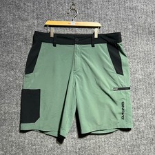 Dakine Mountain Bike Shorts Mens 36 Green Bla...