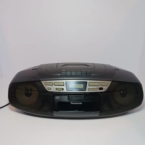Vintage 1997 Panasonic RX-DS17 Portable Boombox CD Radio Cassette