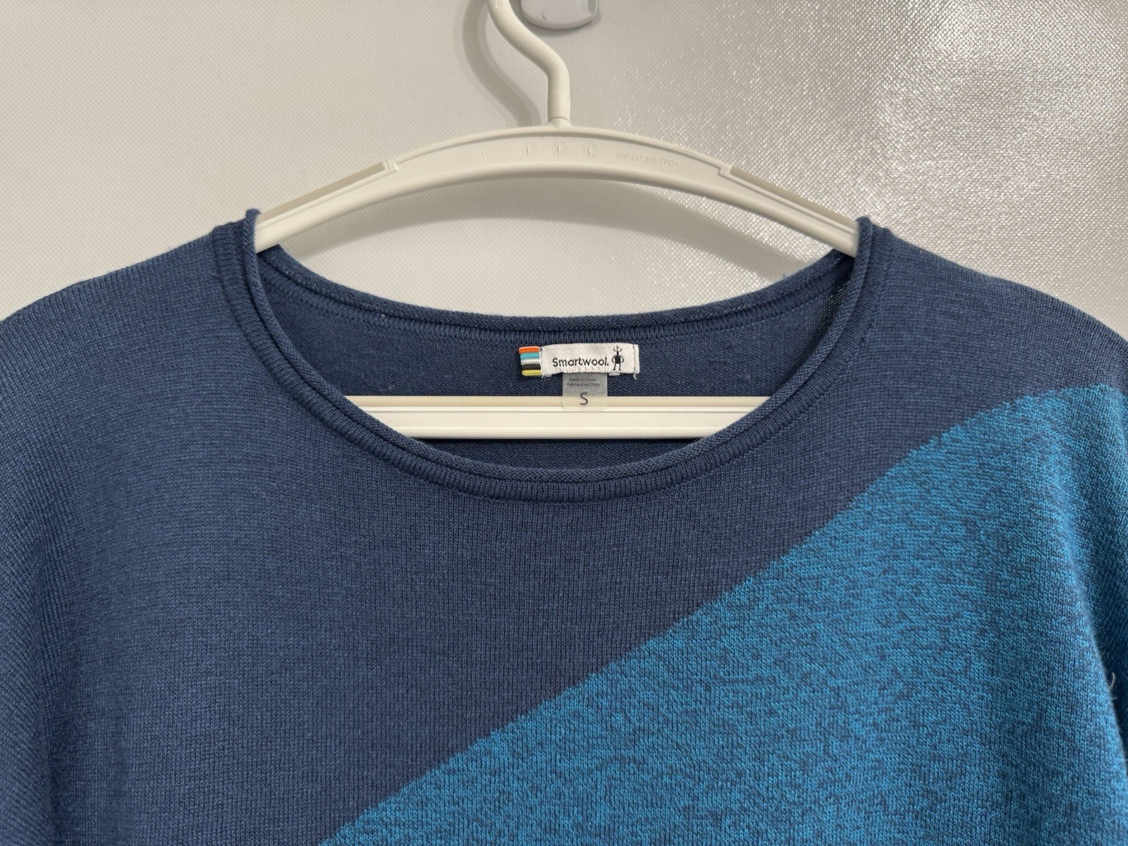 Smartwool Size Small Blue Shadow Pine Crewneck Li… - image 2