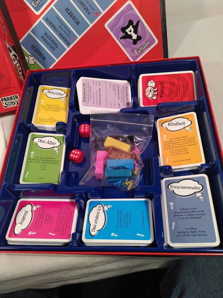Therapy 3. Edition rot - Brettspiel von  Parker Gesellschaftsspiel komplett - Bild 4 von 4