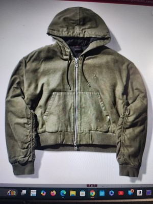 Air Jordan x Cactus Jack x Travis Scott Cargo Khaki Jacket Women's Size SM NEW!
