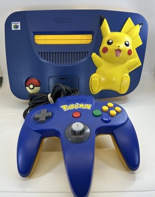 Nintendo 64 Pokemon Pikachu Edition Console NUS-001 USA with