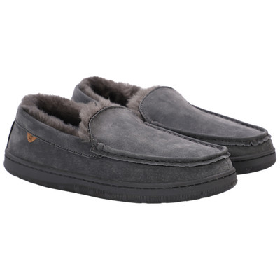 Lamo Harrison Moc Men's Slip-On Mocassin (Dk Charcoal, 11)