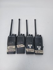Lot Of 4 MOTOROLA AAH01JDC9JC2AN CP200D VHF 16CH TWO-WAY RADIO Read 