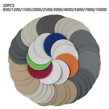 50pcs Sanding Disc 3inch 800-10000 Grit Sandpaper Wet Dry Wheel Useful 0.26 per gallon