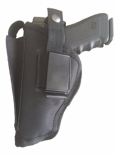 Nylon Gun holster With Extra Magazine Pocket For Colt 1911 With 5" Barrel - Picture 2 of 2