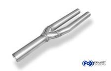 FOX Duplex Sportauspuff Racinganlage ab Kat. Audi A4 Typ B6 Limo Avant je 1x90mm