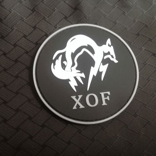 Metal Gear Solid MGS XOF Badge Special Forces Armband 3D PVC Patch - Picture 2 of 6