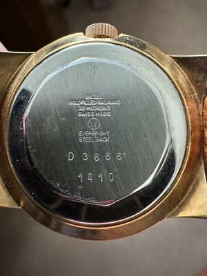 West End Watch Sowar PRIMA D3666 1410 Gold filled Galvanic Stone