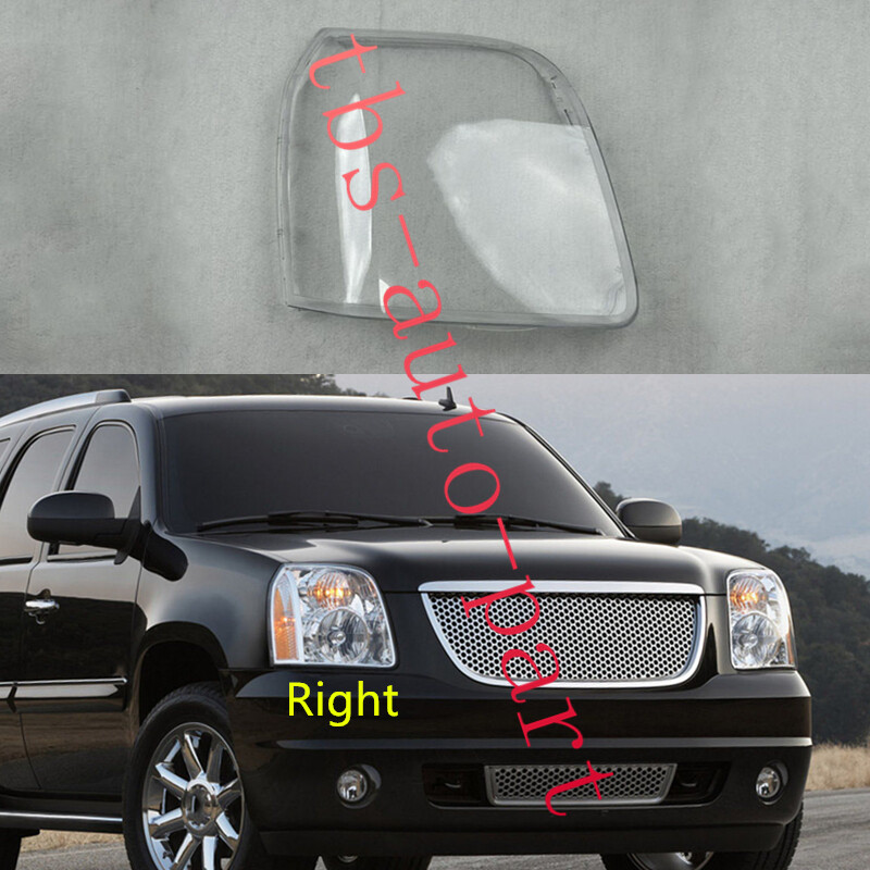 For GMC Yukon Denali 2007-2014 Right Side Headlight Lens Cover