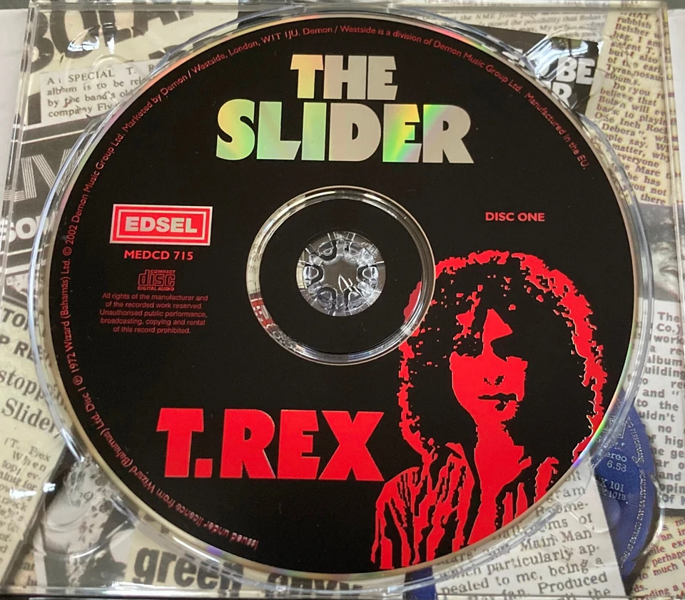 T.Rex - THE SLIDER - 2CD - Deluxe Edition - MEDCD 715 - Edsel Records 2002 - Bild 3 von 4