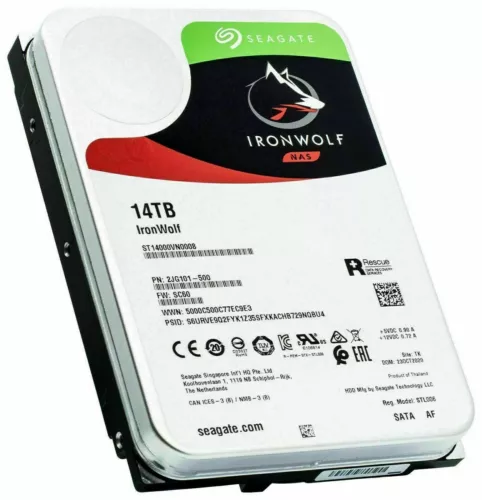 ST14000VN0008 - Seagate IronWolf 14TB 7.2K SATA 6Gb/s 3.5" NAS HDD NAS - NUEVO - Imagen 1 de 3