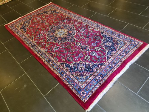 Feiner Königlicher Handgeknüpfter Perser Teppich Keshan Orientteppich 210x107cm - Bild 5 von 24