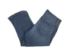 NYDJ Not Your Daughters Jeans Women's Size 6P Ariel Crop Stretch Dark Wash Denim