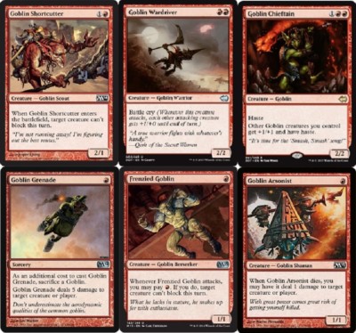 Goblins (Mono Red) Deck - Chieftain - Arsonist 60 Cards MTG - Magic  Gathering | eBay
