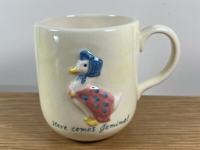 JEMIMA PUDDLEDUCK Kinder Keramik Sammeltasse NESCO LTD 3,25 x 2,75 Zoll