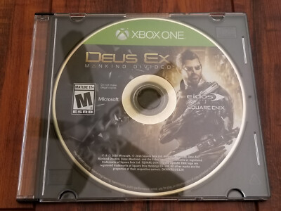 Deus Ex: Mankind Divided (Microsoft Xbox One, 2016) - Disc Only