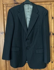 Marks & Spencer Collezione Pure Wool Tessuto Pure 100's Grey Blazer Jacket 42S