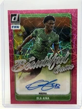 2024/25 Panini Donruss Soccer Ola Aina Beautiful Game Autograph Nigeria!!