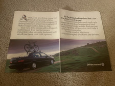 Vintage 1996 VOLKSWAGEN LIMITED EDITION JETTA TREK Car Print Ad 1990s RARE