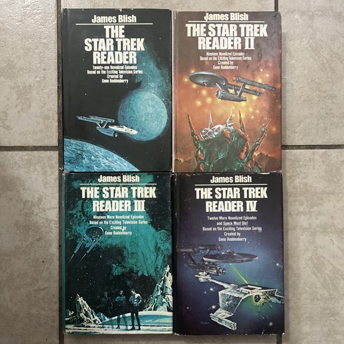 Lot Of 4 Star Trek Reader Hardcover Books I II III IV