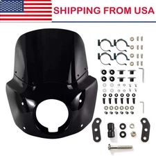 11'' Headlight Fairing W/Smoke Windshield For Harley Low Rider S FXLRS 2020-2023