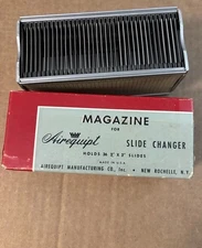 AIREQUIPT Slide Magazine Holder Changer Tray Vintage Holds 36 2x2 slides "NEW"