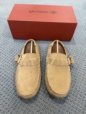 Quoddy Mushroom Suede Ring Mules Men's Worn One Week Save 50% Size 9.5 USA Made