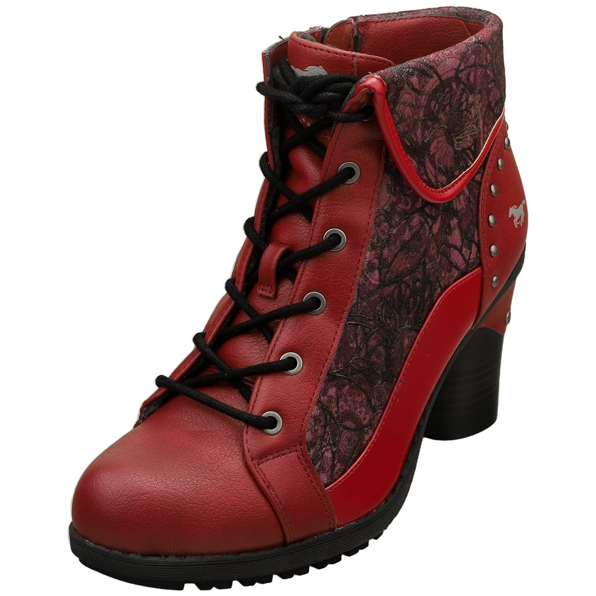 MUSTANG Sneaker Donna Stringate 1376-308, Moda Casual Con Suola In Gomma, Effetto Jeans, Morbido Interno In Tessuto - 6