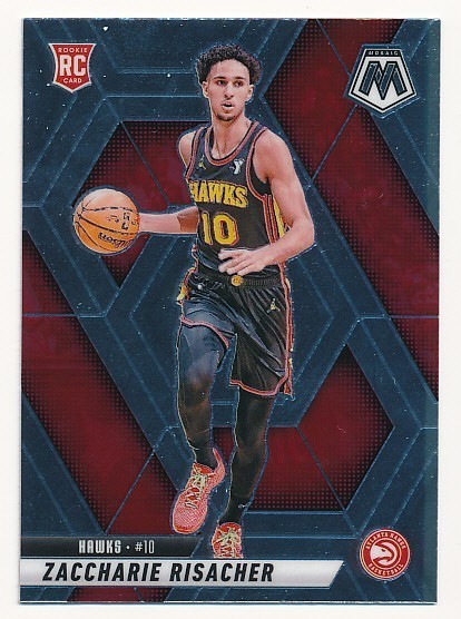 ZACCHARIE RISACHER 2024-25 PANINI MOSAIC #213 RC ROOKIE HAWKS MINT