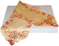 Tischband Herbst 30x160 Tischdecke Tischläufer Tischdekoration Bestickt Blätter
