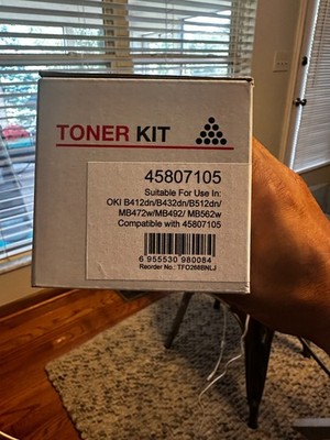 Upgrade Your Print Quality with Premium 45807105 Toner Replacement.