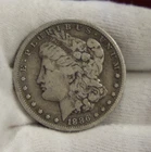 1886 S US Morgan Silver Dollar $1 VG