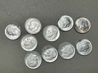 🇺🇸 10 Roosevelt Silver Dimes 1960-1961 90% Silver Lot