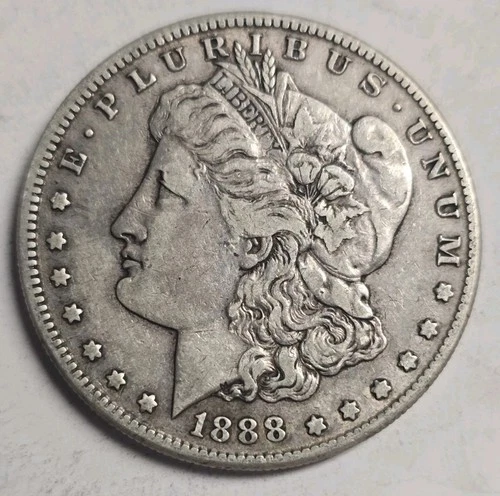 1888-S Morgan Silver Dollar VF