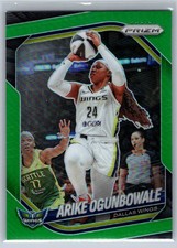 2025 Panini Prizm WNBA Arike Ogunbowale Green Prizms #73