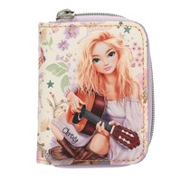 Depesche Topmodel Portemonnaie Cowgirl Lila Model Motiv Blumenmuster Druckknopf