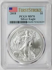 2018 American Silver Eagle $1 MS 70 PCGS First Strike