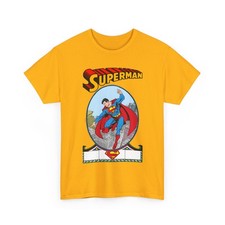 Superman T-Shirt George Perez DC Comics Art 1 Homage Retro Vintage-Style Tee