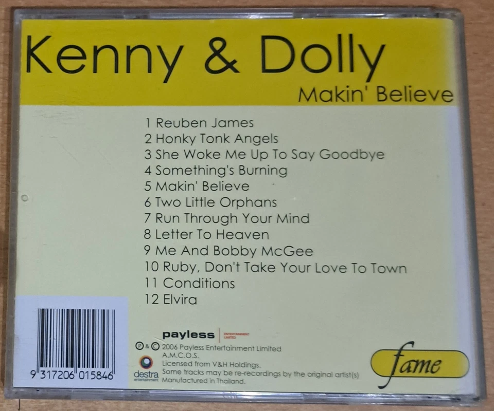 Kenny (Rogers) & Dolly (Parton) - Makin' Believe RAR Australien Import - Bild 2 von 3