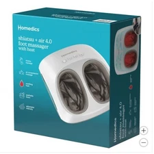 Homedics Shiatsu + Air 4.0 Foot Massager with Heat- New Open Box