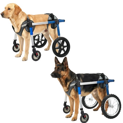 USED Aluminum Alloy Frame Dog Wheelchair 4-Wheel Full-Body Support Cart